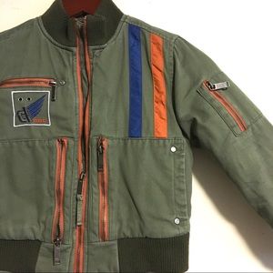 Diesel military kids’ jacket